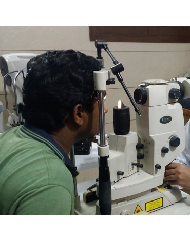 Yag laser (includes posterior capsulotomy)