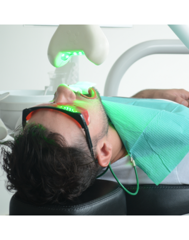 Whitening in dental armchair