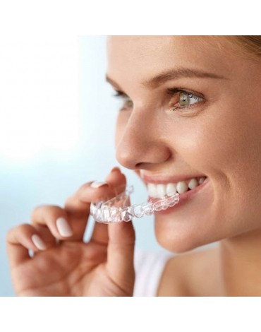 Teeth whitening with covers