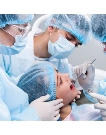 Surgery of third molars semi-erupted in malposition