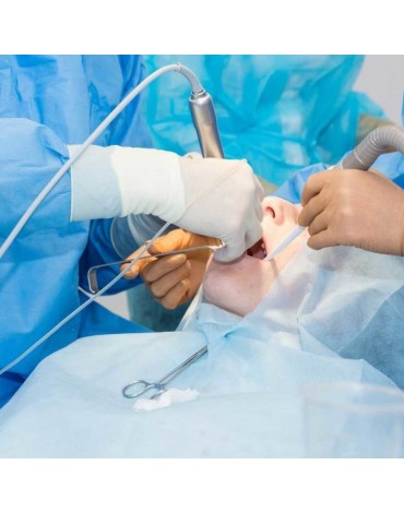 Surgery of third molars semi-erupted in malposition