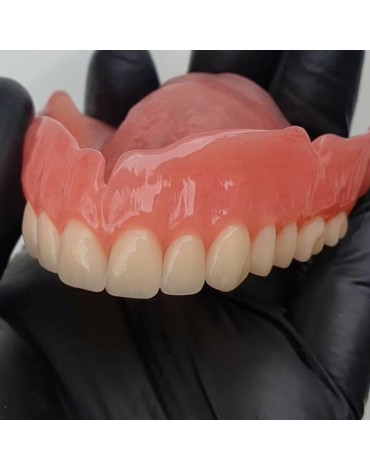 Total removable acrylic prosthesis (total removable acrylic dentures)