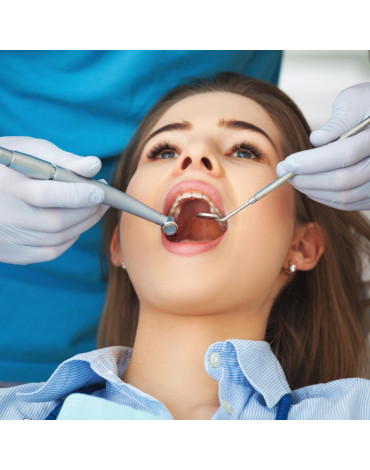 Dental cleaning (dental prophylaxis)