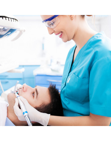 Dental cleaning (dental prophylaxis)