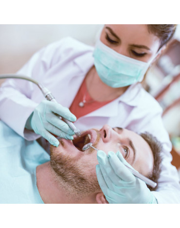 Dental cleaning (dental prophylaxis)