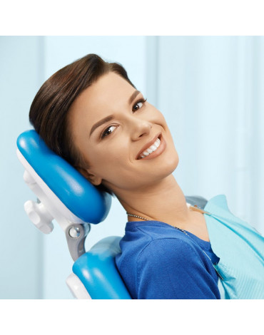 Whitening in dental chair