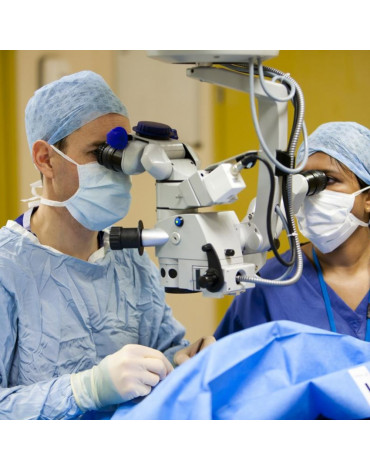 Cataract surgery with multifocal lens